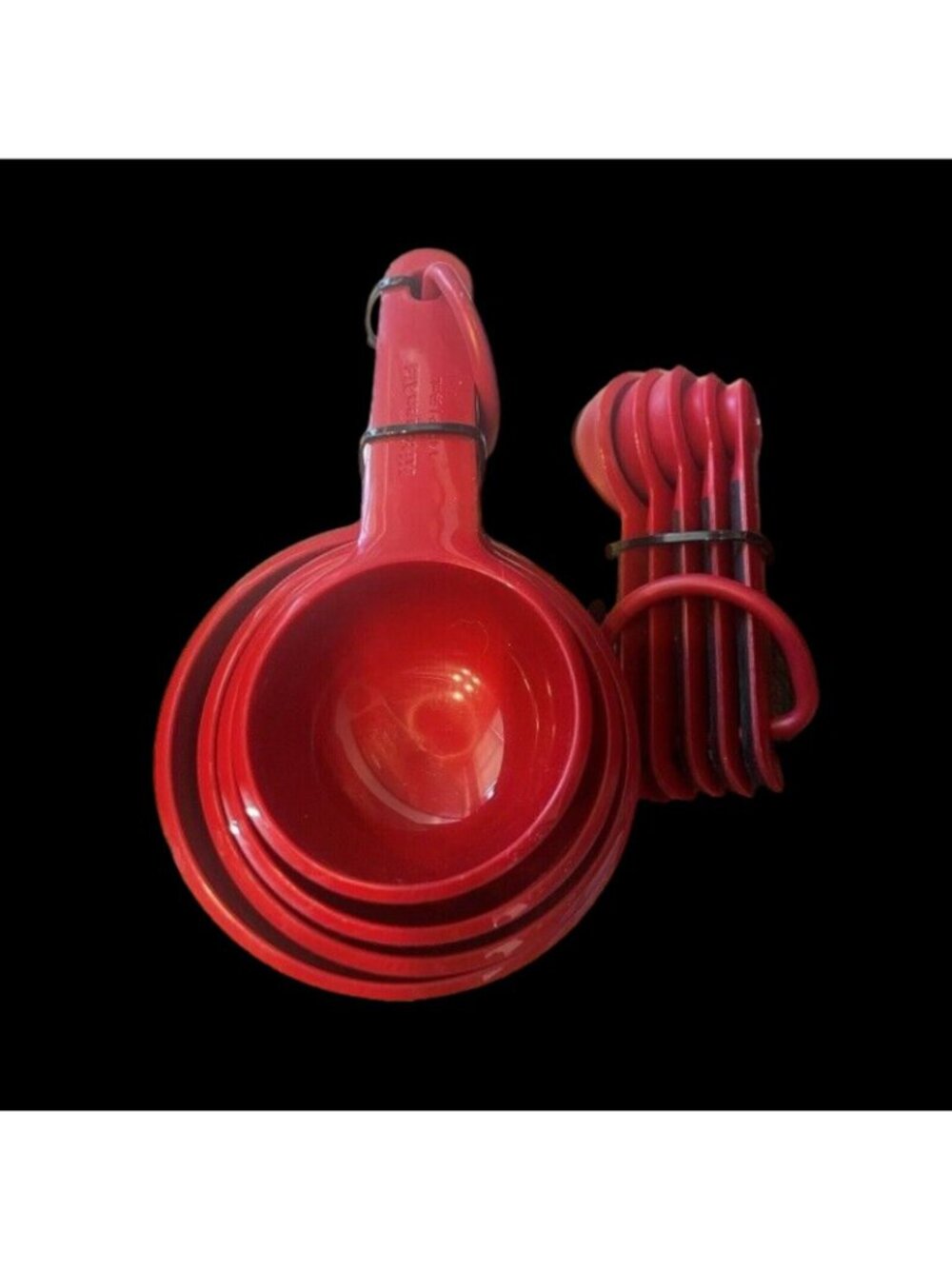 KitchenAid Measuring Set Includes Measuring Cups and Spoons Red Lot Brand New - Picture 7 of 8